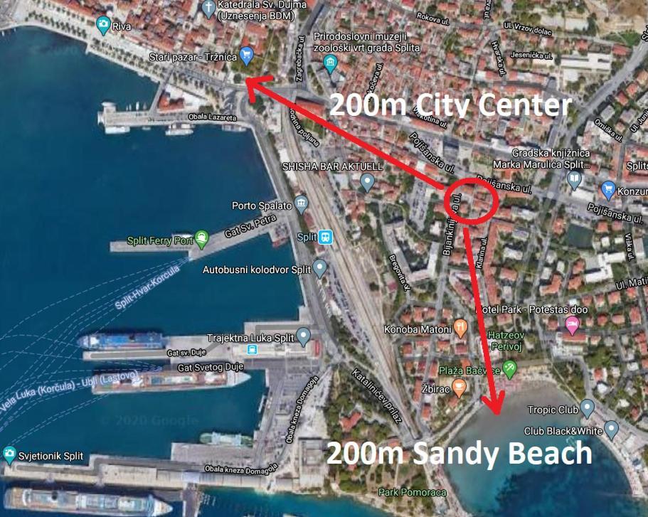City Center Sunset Penthouse Σπλιτ Εξωτερικό φωτογραφία